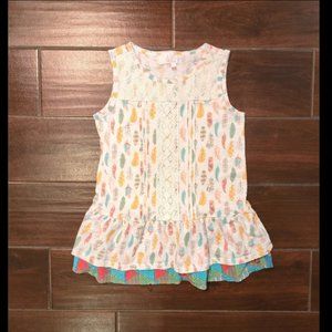 8 Matilda Jane Of A Feather Top Tank Shirt Camp MJC